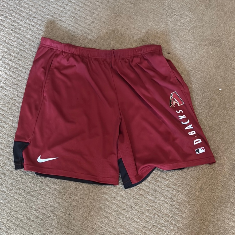 Nike Red D-Backs Sports Shorts